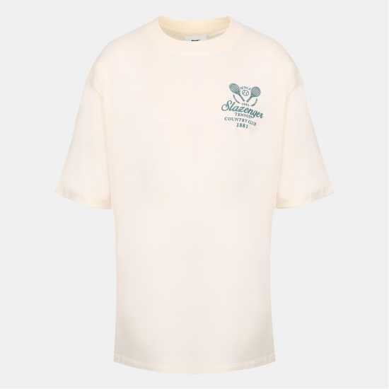 Дамски тениски и фланелки Slazenger Tennis Tee Ld54 White Slazenger Tennis Tee Ld54 White Дамски тениски и фланелки