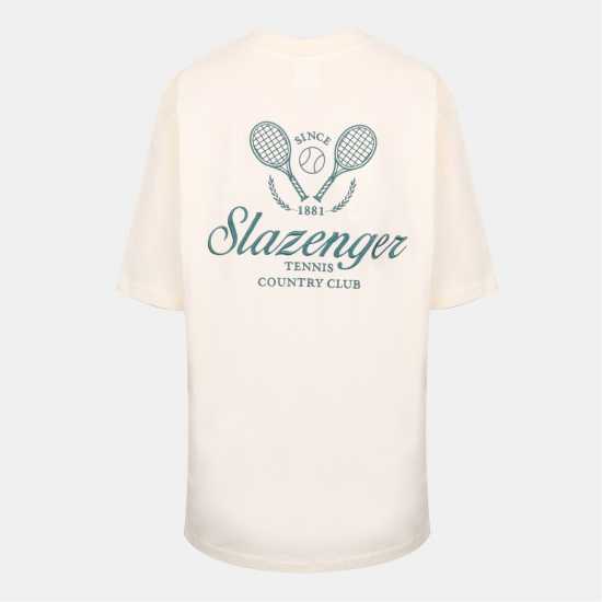 Дамски тениски и фланелки Slazenger Tennis Tee Ld54 White Slazenger Tennis Tee Ld54 White Дамски тениски и фланелки