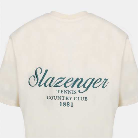 Дамски тениски и фланелки Slazenger Tennis Tee Ld54 White Slazenger Tennis Tee Ld54 White Дамски тениски и фланелки
