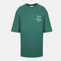 Slazenger Tennis Tee Ld54 Green Дамски тениски и фланелки