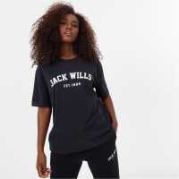 Jack Wills Varsity T-Shirt Womens  Дамски тениски и фланелки