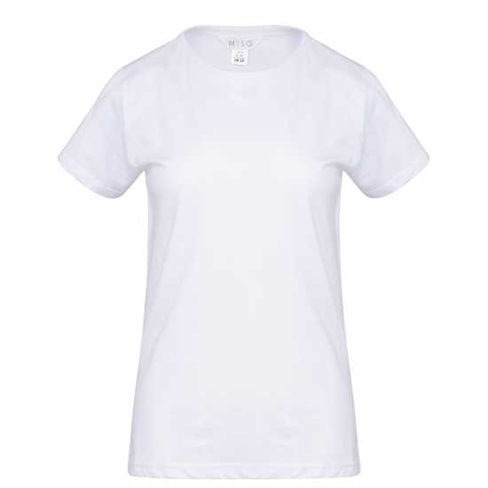 Дамски тениски и фланелки Miso Тениска Printed Boyfriend T Shirt Бяло Обикновено Miso Тениска Printed Boyfriend T Shirt Бяло Обикновено Дамски тениски и фланелки