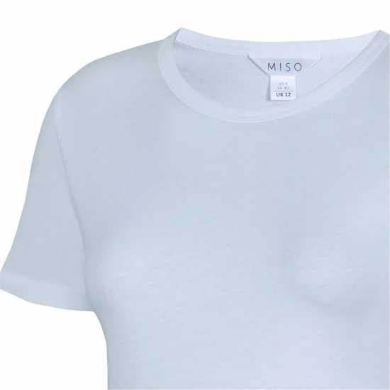 Дамски тениски и фланелки Miso Тениска Printed Boyfriend T Shirt Бяло Обикновено Miso Тениска Printed Boyfriend T Shirt Бяло Обикновено Дамски тениски и фланелки