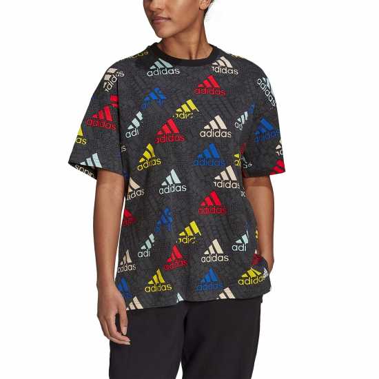 Adidas Essentials Boyfriend T-Shirt Ladies  - Дамски тениски и фланелки