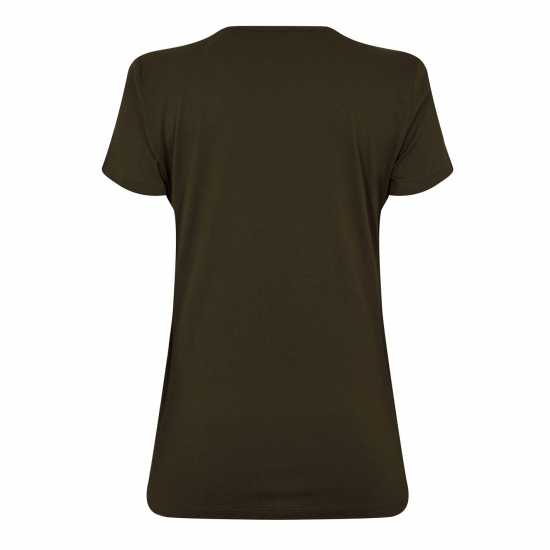 Puma Дамска Тениска Small Logo T Shirt Ladies