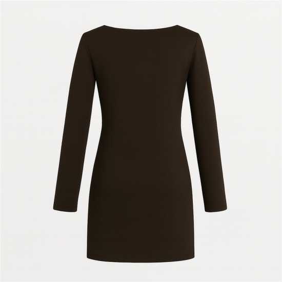 Ruched Detail Mini Dress  