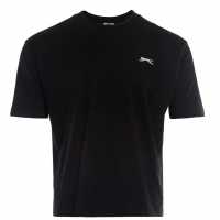 Slazenger Тениска T Shirt Womens Black Дамски тениски и фланелки