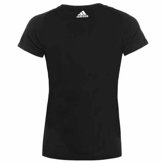 Adidas Дамска Тениска Linear Qt T Shirt Ladies  Дамски тениски и фланелки