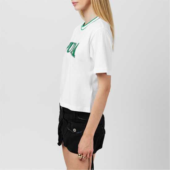 Дамски тениски и фланелки Puma Squad Graphic Tee T-Shirt Womens Бяло/Зелено Puma Squad Graphic Tee T-Shirt Womens Бяло/Зелено Дамски тениски и фланелки