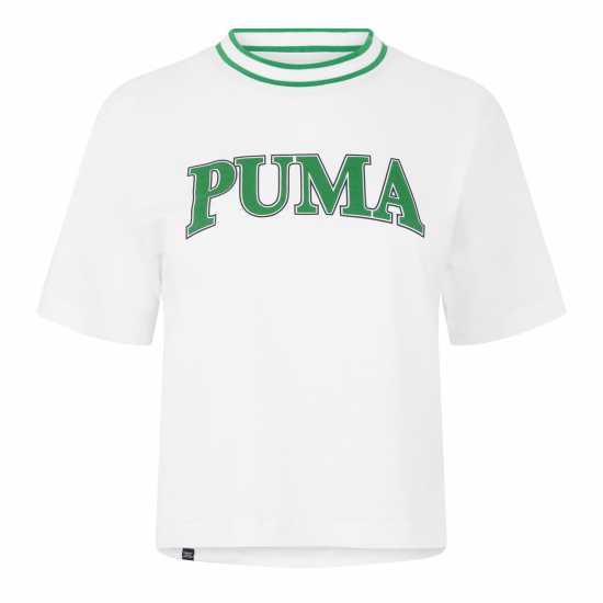 Дамски тениски и фланелки Puma Squad Graphic Tee T-Shirt Womens Бяло/Зелено Puma Squad Graphic Tee T-Shirt Womens Бяло/Зелено Дамски тениски и фланелки