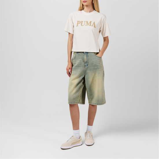 Дамски тениски и фланелки Puma Squad Graphic Tee T-Shirt Womens Алпин Puma Squad Graphic Tee T-Shirt Womens Алпин Дамски тениски и фланелки