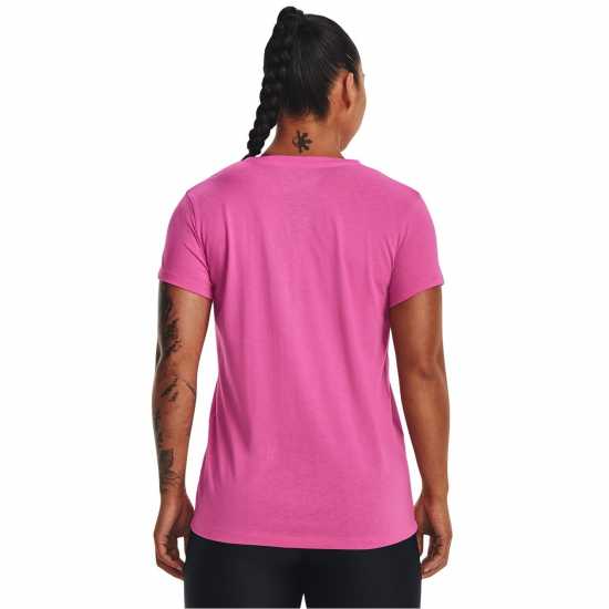Under Armour Ua Sportstyle Graphic Short Sleeve Pink/White Дамски тениски и фланелки