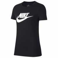 Nike Futura T-Shirt Ladies Black Дамски тениски с яка