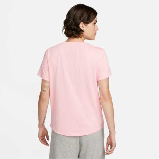 Nike Futura T-Shirt Ladies Soft Pink Дамски тениски с яка