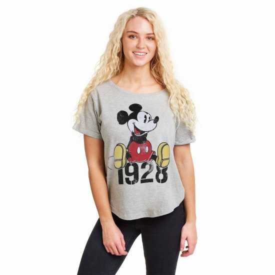 Disney Regular Fit T-Shirt Сиво 