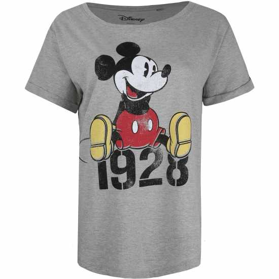 Disney Regular Fit T-Shirt Сиво 