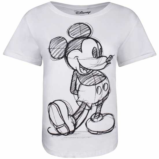 Disney Regular Fit T-Shirt Бяло 