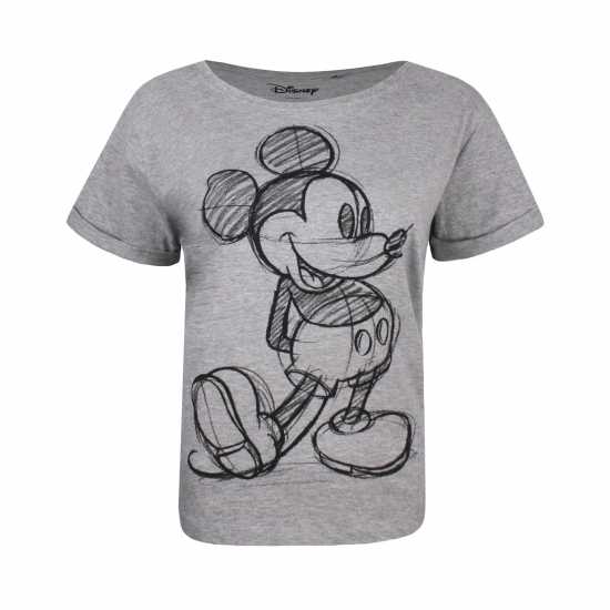 Disney Regular Fit T-Shirt Сиво 