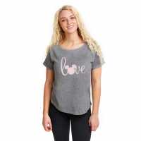Disney T-Shirt Ld99 Grey Дамски тениски и фланелки
