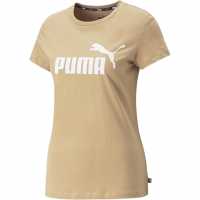 Puma Тениска No1 Logo Qt T Shirt Dusty Tan Дамски тениски и фланелки