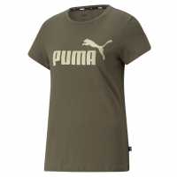 Тениска Puma No1 Logo Qt T Shirt Grape Leaf Дамски тениски с яка