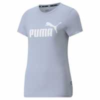 Тениска Puma No1 Logo Qt T Shirt Artic Ice Дамски тениски с яка