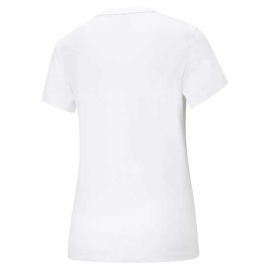 Puma Тениска No1 Logo Qt T Shirt White/Black Дамски тениски с яка