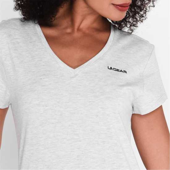 La Gear Дамска Тениска V-Образно Деколте V Neck T Shirt Ladies  