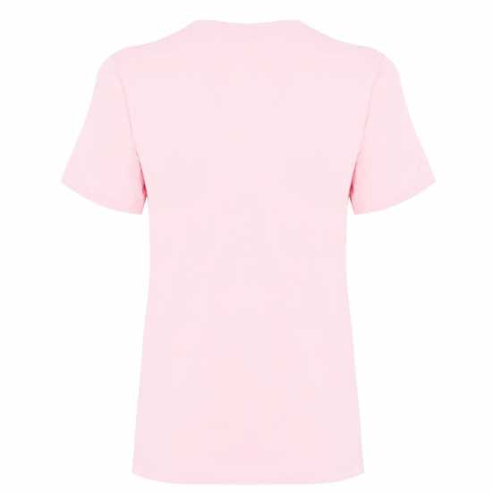 Converse Дамска Тениска Nova Logo T Shirt Ladies Coastal Pink Дамски тениски и фланелки