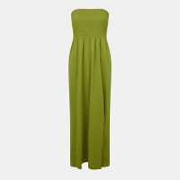 Threadbare Hill Maxi Dress Ld99 Olive Solid 