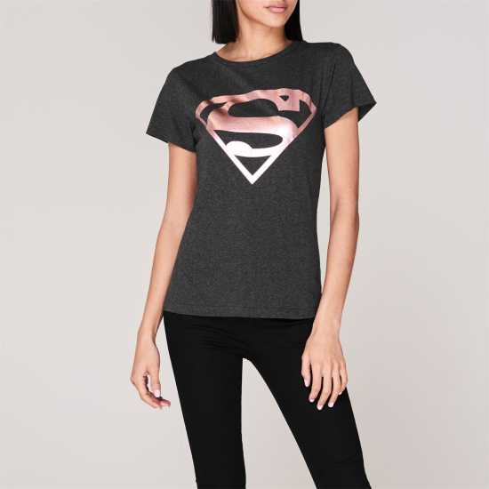 Character Short Sleeve Tee Supergirl Дамски тениски и фланелки