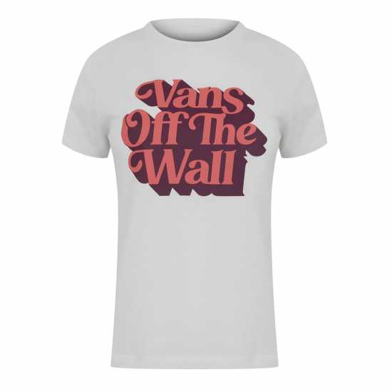 Дамски тениски и фланелки Vans Slogan T-Shirt Womens Vans Slogan T-Shirt Womens Дамски тениски и фланелки