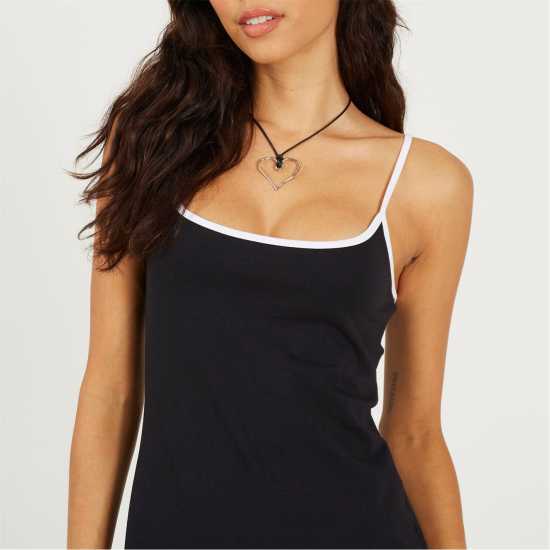 Brave Soul Mini Dress Ld99 Черно/Бяло Brave Soul Mini Dress Ld99 Черно/Бяло