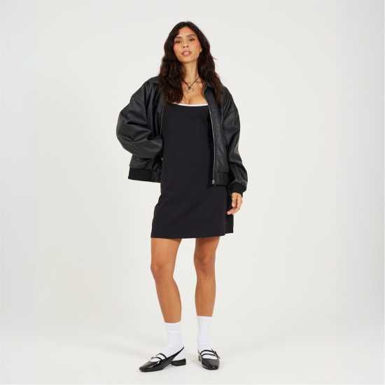 Brave Soul Mini Dress Ld99 Черно/Бяло Brave Soul Mini Dress Ld99 Черно/Бяло