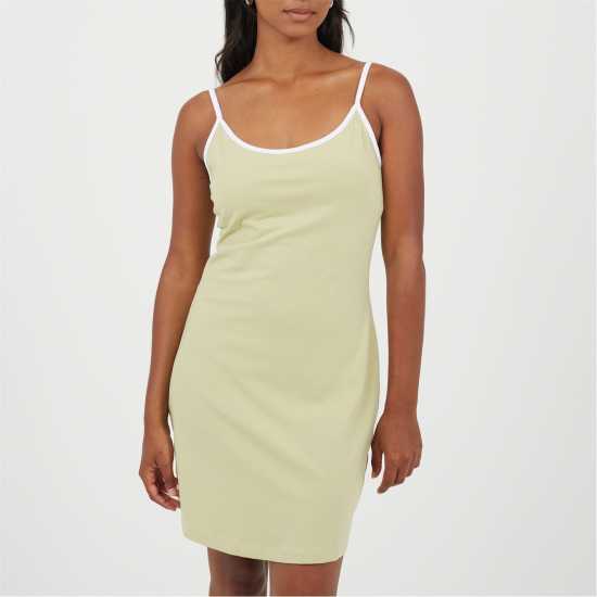 Brave Soul Mini Dress Ld99 Зелено/Бяло 