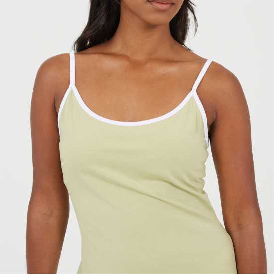 Brave Soul Mini Dress Ld99 Зелено/Бяло 