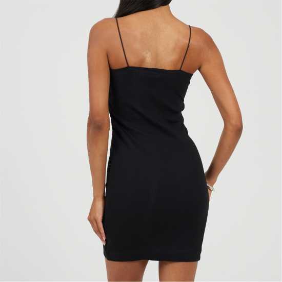 Brave Soul Womens Spaghetti Strap Mini Dress Черно 