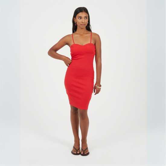 Brave Soul Strp Min Drs Ld99 Red 