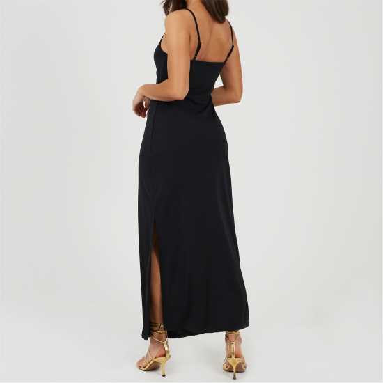 Brave Soul Рокля С Презрамки Cami Dress Ld99 Black Brave Soul Рокля С Презрамки Cami Dress Ld99 Black