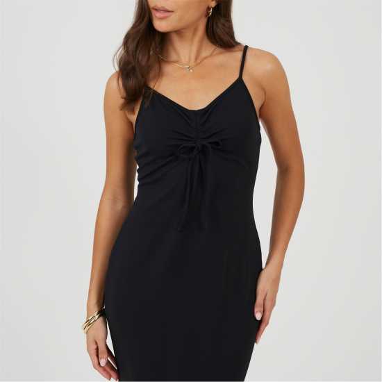 Brave Soul Рокля С Презрамки Cami Dress Ld99 Black Brave Soul Рокля С Презрамки Cami Dress Ld99 Black