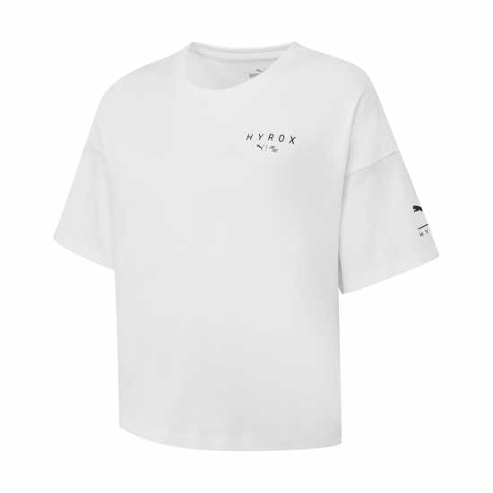 Puma X Hyrox World Cropped T-Shirt Adults Пума Бяло Дамски тениски и фланелки