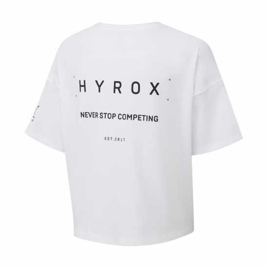 Puma X Hyrox World Cropped T-Shirt Adults Пума Бяло Дамски тениски и фланелки