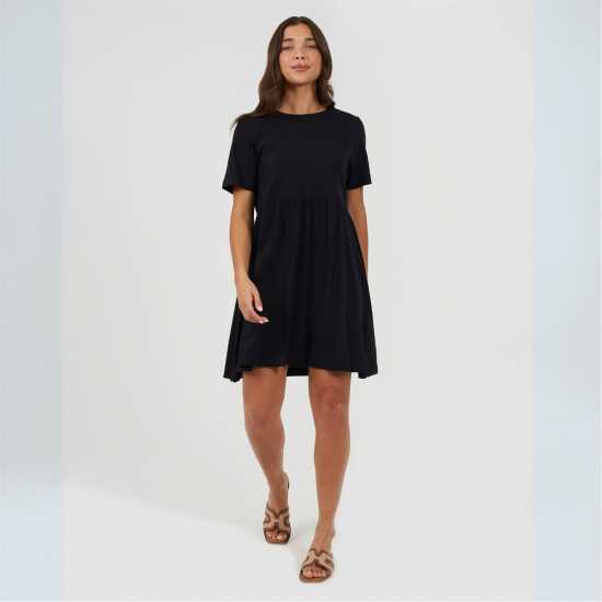 Brave Soul Women's Smock Dress Черно 