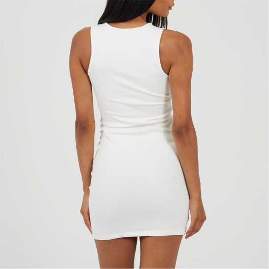 Brave Soul Дамска Рокля Women's Bodycon Dress Бяло Brave Soul Дамска Рокля Women's Bodycon Dress Бяло