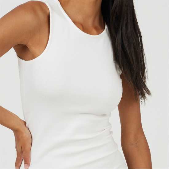 Brave Soul Дамска Рокля Women's Bodycon Dress Бяло Brave Soul Дамска Рокля Women's Bodycon Dress Бяло