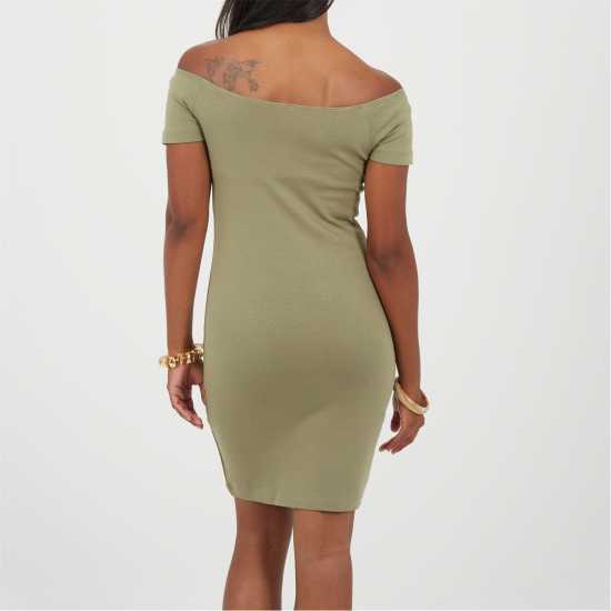 Brave Soul Дамска Рокля Women's Bodycon Dress Хаки Brave Soul Дамска Рокля Women's Bodycon Dress Хаки