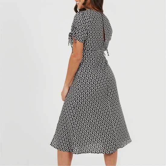 Brave Soul Women's Short Sleeve A Line Dress  