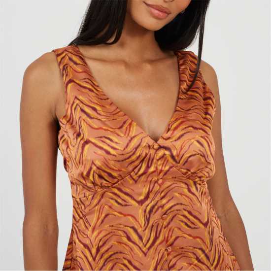 Brave Soul Women's Abstract Wrap Dress Brave Soul Women's Abstract Wrap Dress