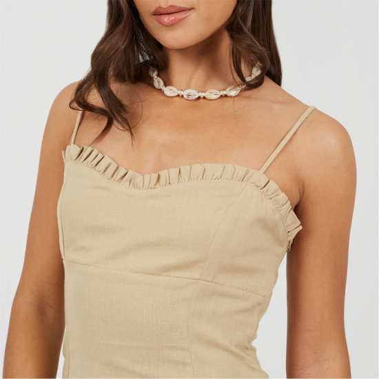 Brave Soul Women's Mini Dress Sand 