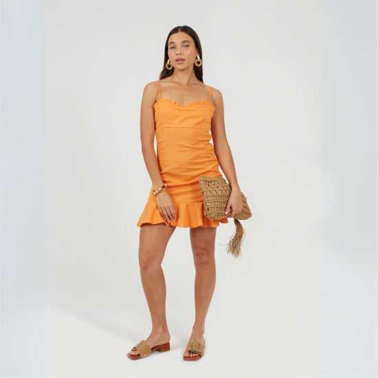 Brave Soul Mini Dress Ld99 Orange 